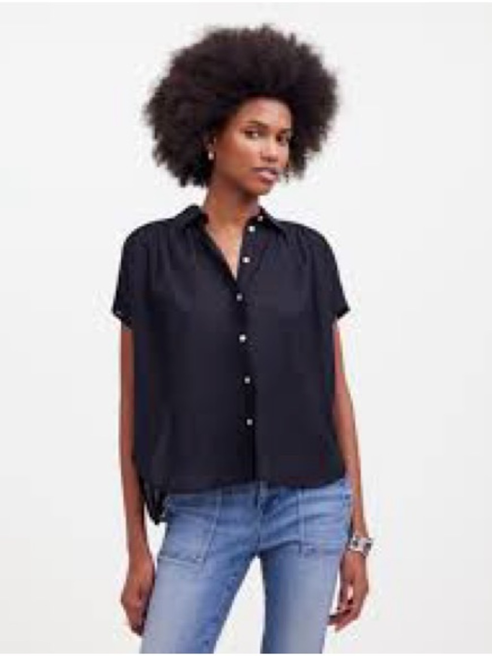 Size S - MADEWELL black short sleeve